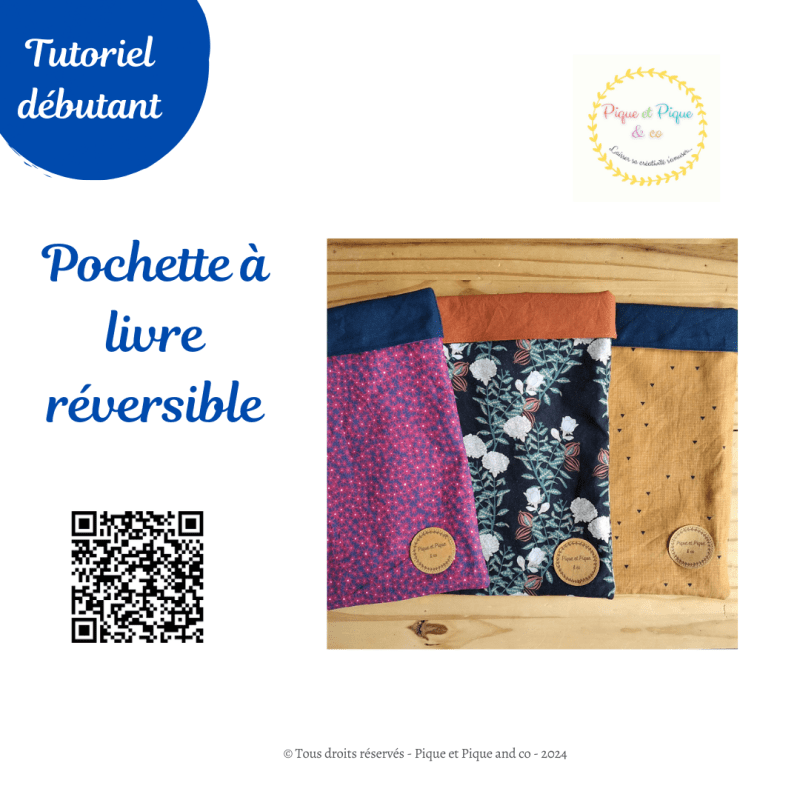 Tutoriel couture débutant : je couds une pochette à&nbsp;livre